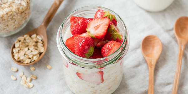 Dylan's Strawberry Overnight Oats