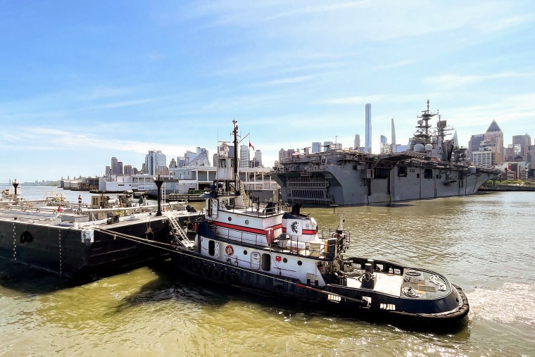 The HMS Liberty tugboat.