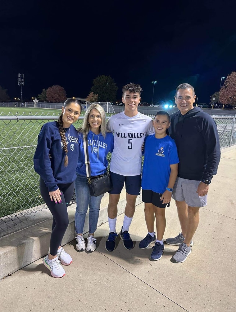 Roman Alvarado, center, locked down his spot on a university soccer team before knowing his final aid package.
